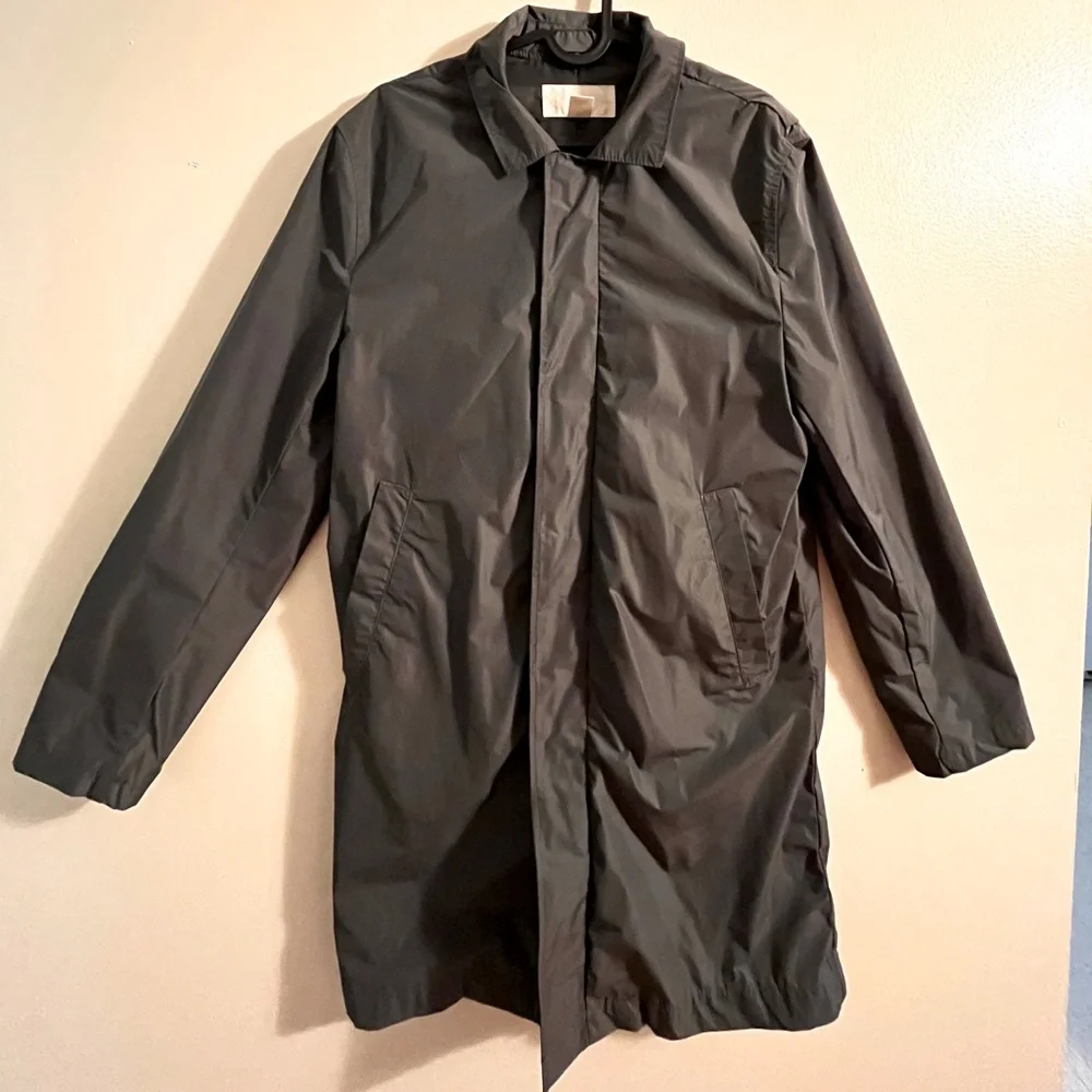 Men’s Grey spring overcoat - Picture 1 of 2